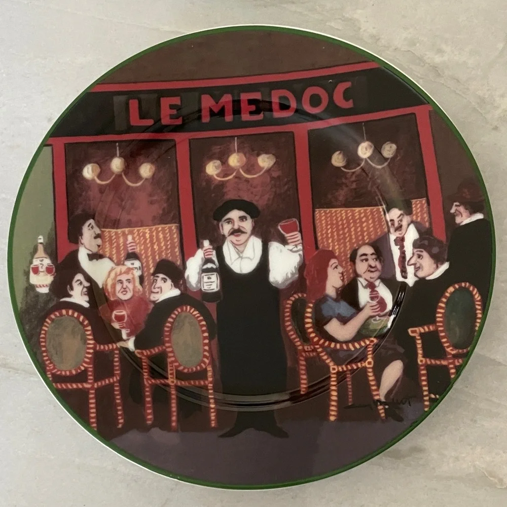 Williams Sonoma Wine Celebration Coasters - Red, Green, Black